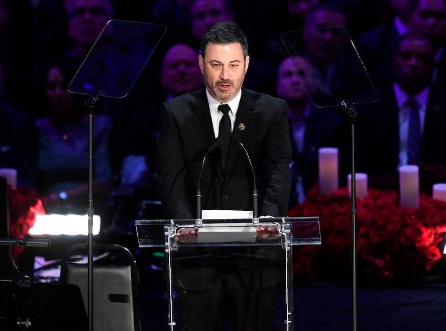 Jimmy Kimmel, Celebration of Life, Kobe Bryant, Gianna Bryant, Celebrities